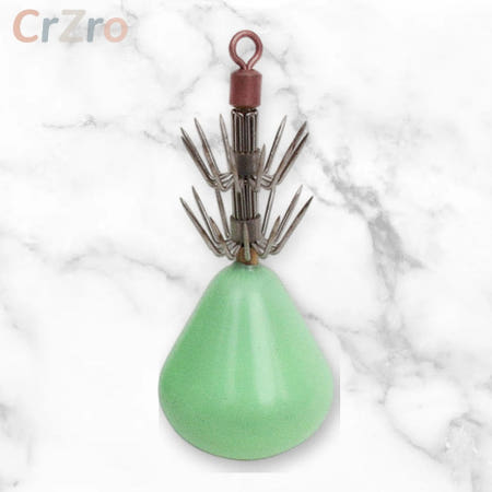 싸파 더블킬 쭈갑킬 16호 훅업볼 축광 주꾸미 채비 갑오징어 선상용 1개