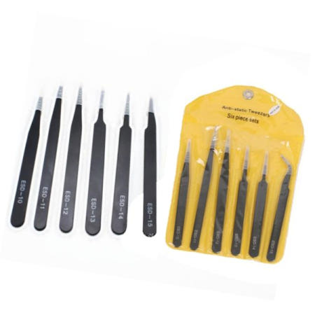 다데 미세핀셋 전자 부품 프라모델 정밀 핀셋 6종 세트 DD-10784