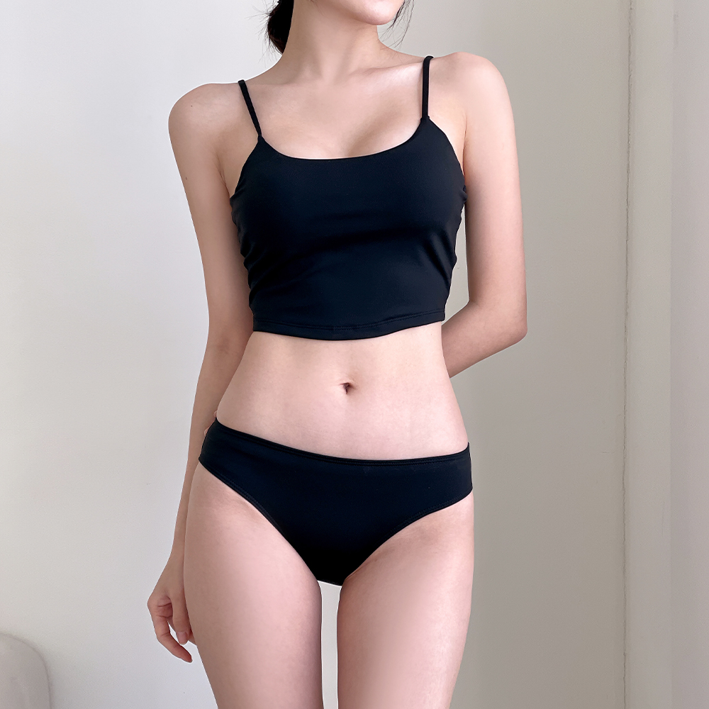 오르웨인 여성 래쉬가드 세트 긴팔 집업 반바지 빅사이즈 수영복 셔링 4종 이미지 8