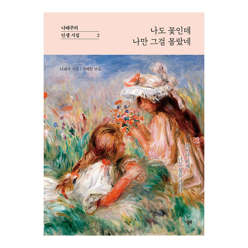 대원씨아이 나도 꽃인데 나만 그걸 몰랐네(나태주의 인생 시집 02) 제품 이미지