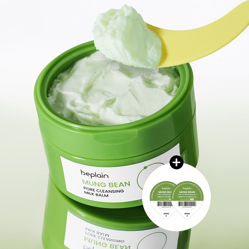 [+2회분(3mlx2개) 증정] 비플레인 녹두 모공 클렌징 밀크 밤 100ml, 1개 제품 이미지