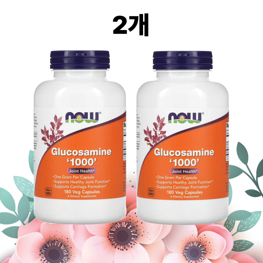 나우푸드 글루코사민 1000 Glucosamine 180캡슐, 2개 - 상품 이미지