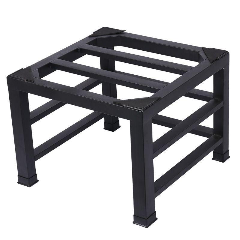 블랙 프레임 드럼세탁기 높이 받침대 하부장 통돌이 바닥 엑스트라 두꺼운 블랙 40 x 40x20cm - 상품 이미지