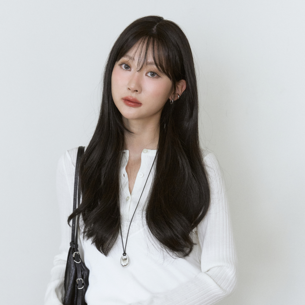 수제통가발 플로라 웨이브 루즈펌 긴머리 여자가발 - 상세 이미지 4