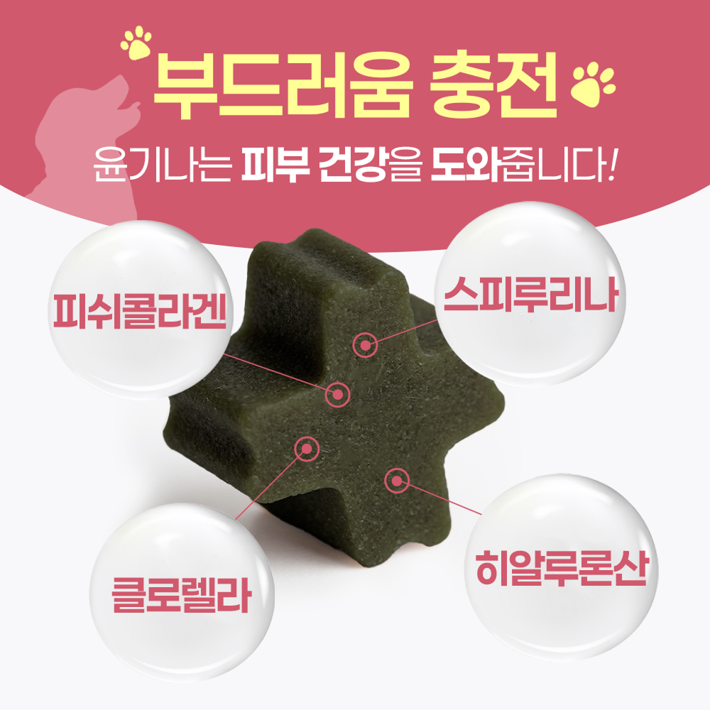 목우촌 멍수무강 강아지 영양제 피부+피모, 100g, 1개 - 상세 이미지 2