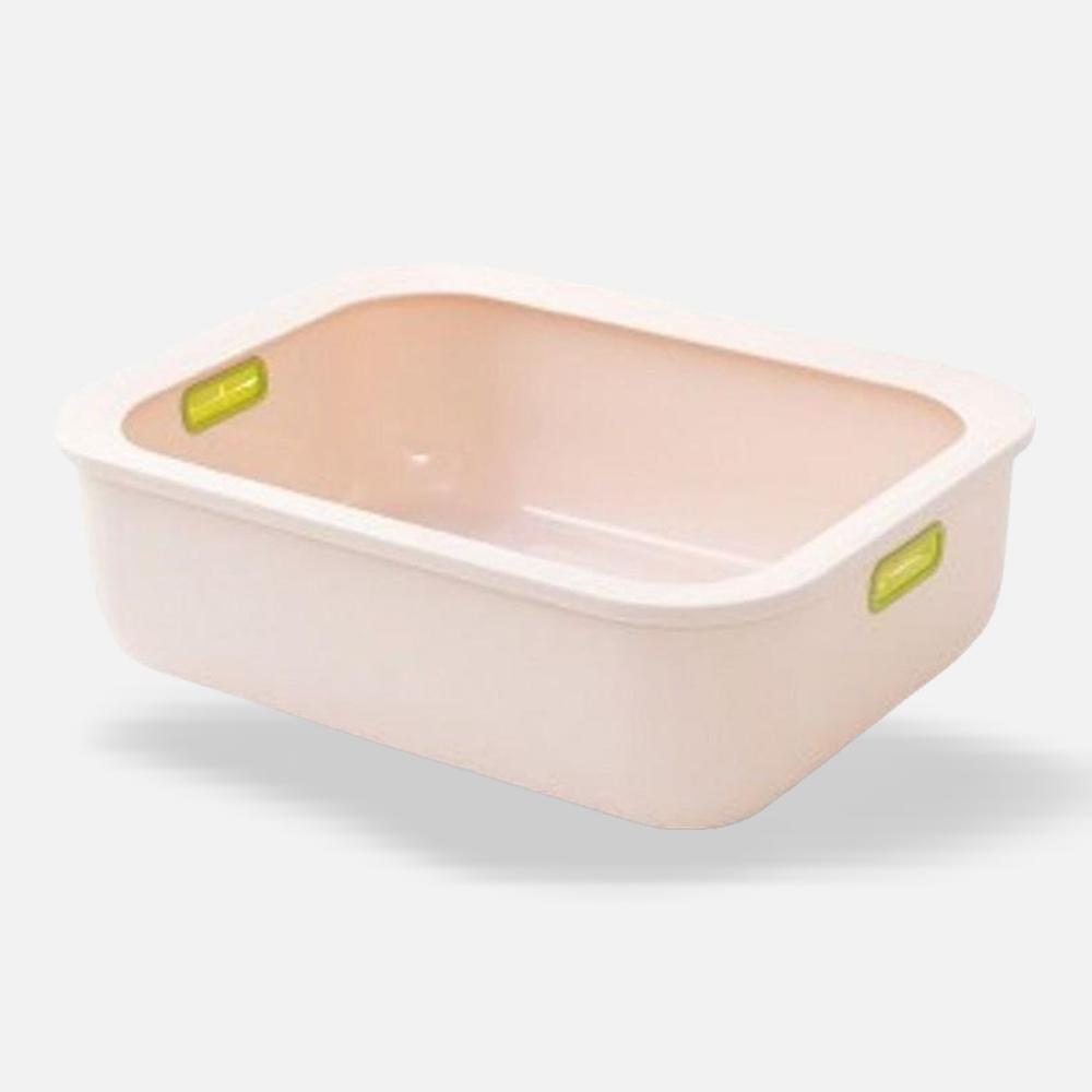 핑크 변기 도모아 화장실 고양이 배변통