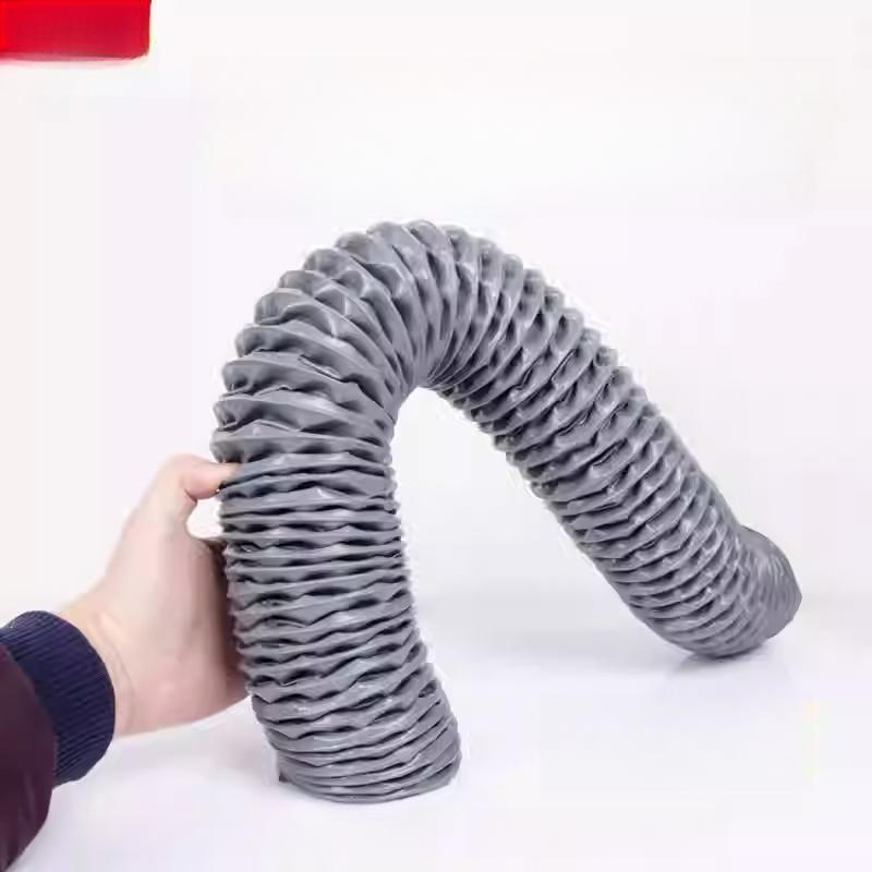 플렉시블 덕트 파이프 보일러 고온 호스 산업용 환기 내경 125mm - 상품 이미지