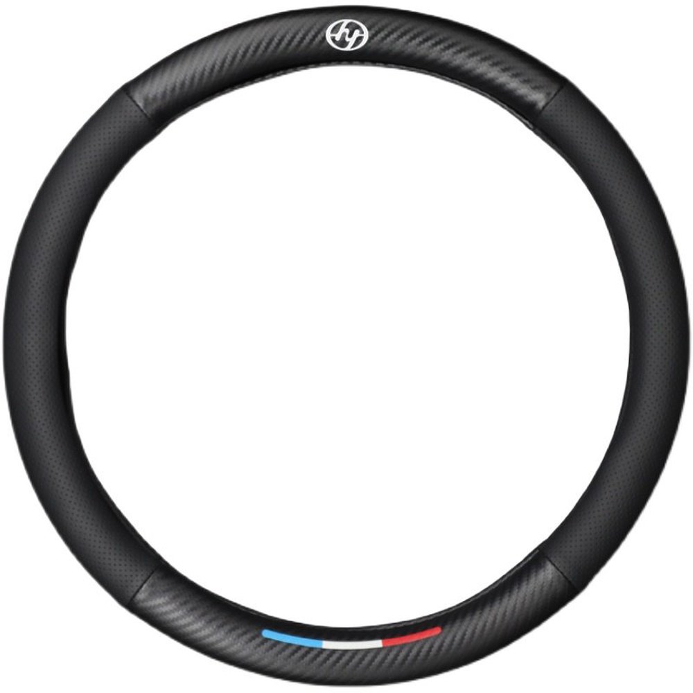 볼보 트럭 핸들커버 트랙터 버스 FH16 FM BTR 덤프트럭 45cm A FE FMX 1 가죽 탄소섬유 블랙타입 45cm 실크프린트 - 상품 이미지