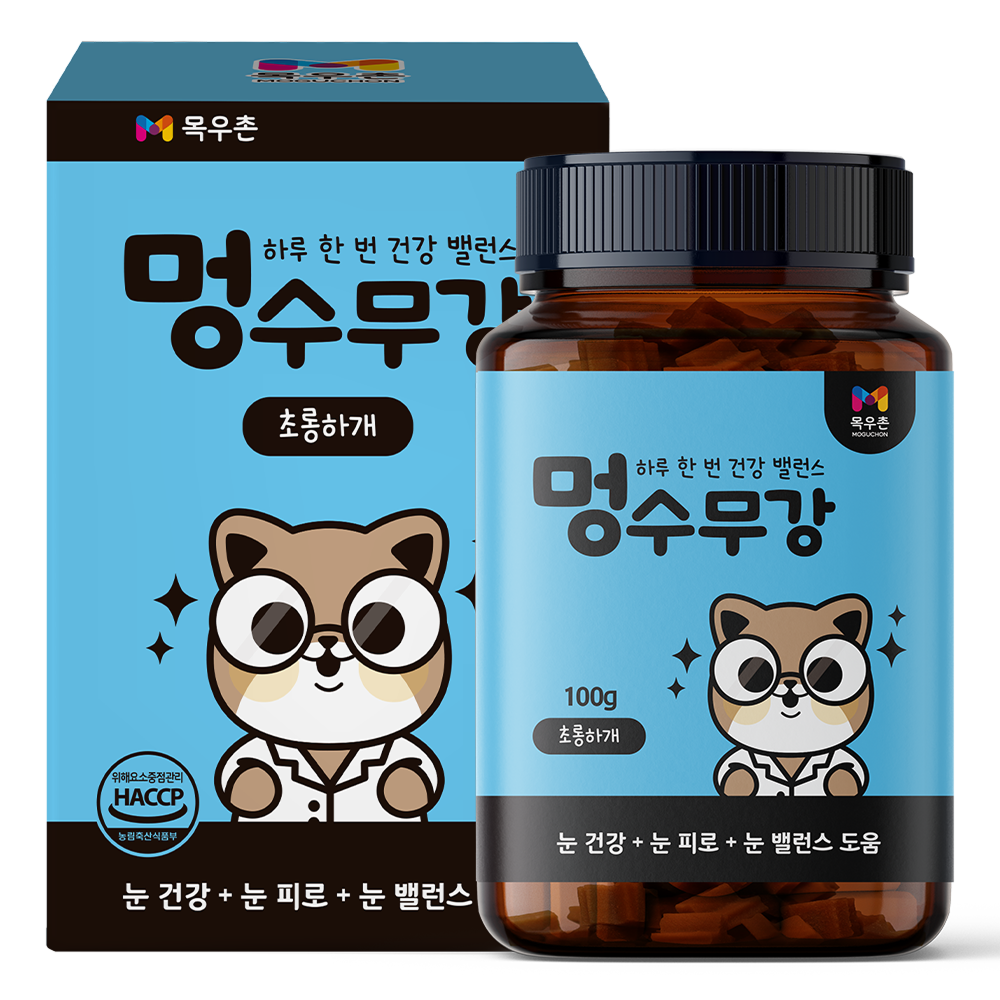 목우촌 멍수무강 강아지 영양제 눈+면역, 100g, 1개 - 상세 이미지 3