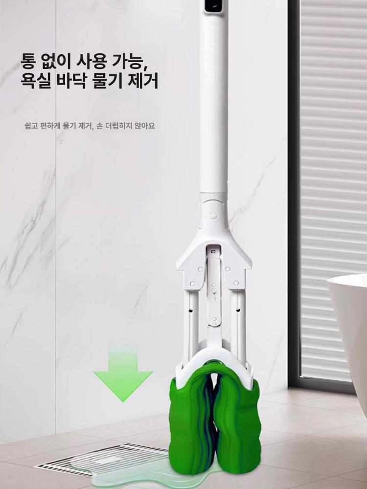 원터치 청소도구 물걸레 가정용 걸레 기름걸레 막대걸레 헤드 1개 포함 - 상세 이미지 5