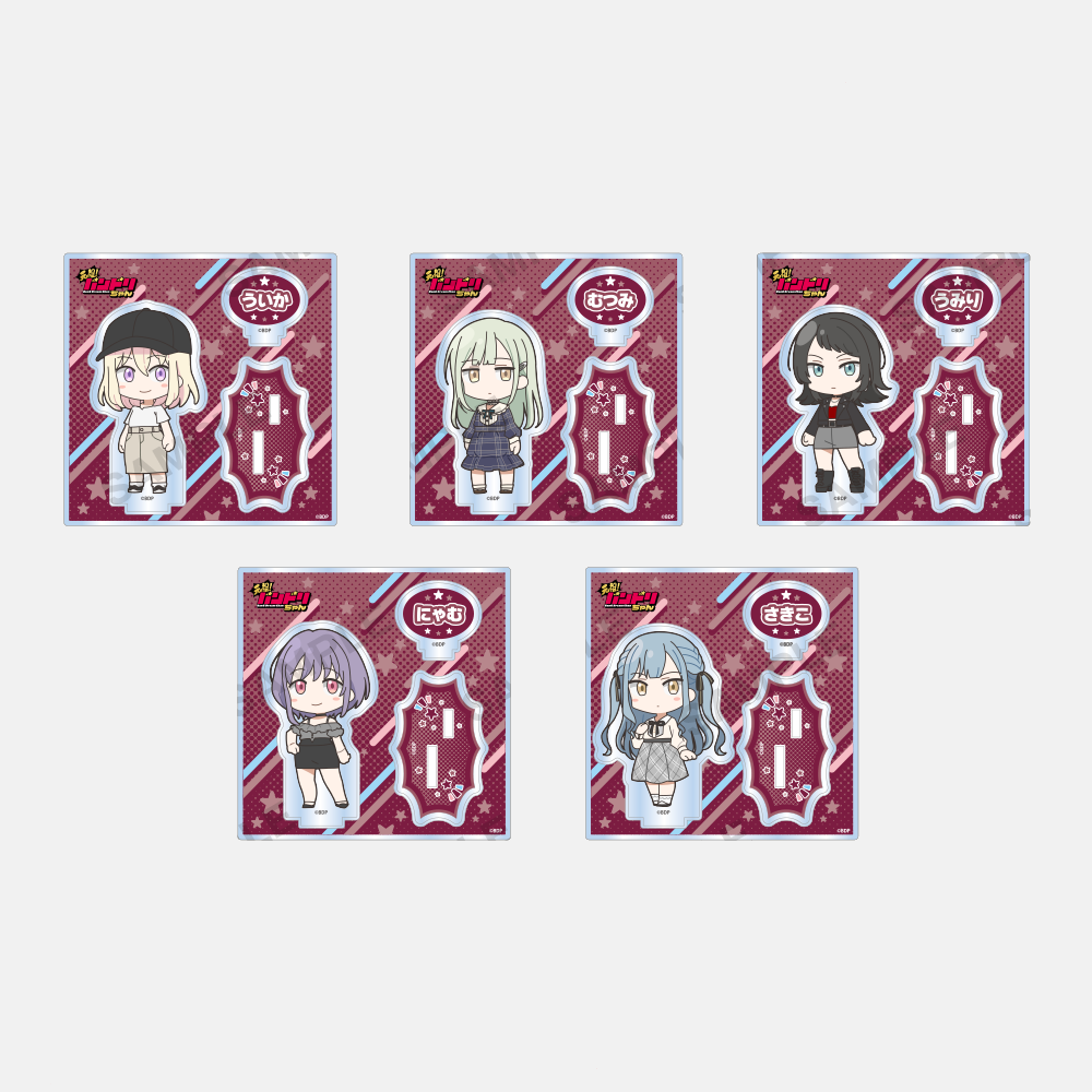 [예약] 원조 뱅드림짱 아베무지카 디오라마 아크릴 스탠드 (5종) 제품 이미지