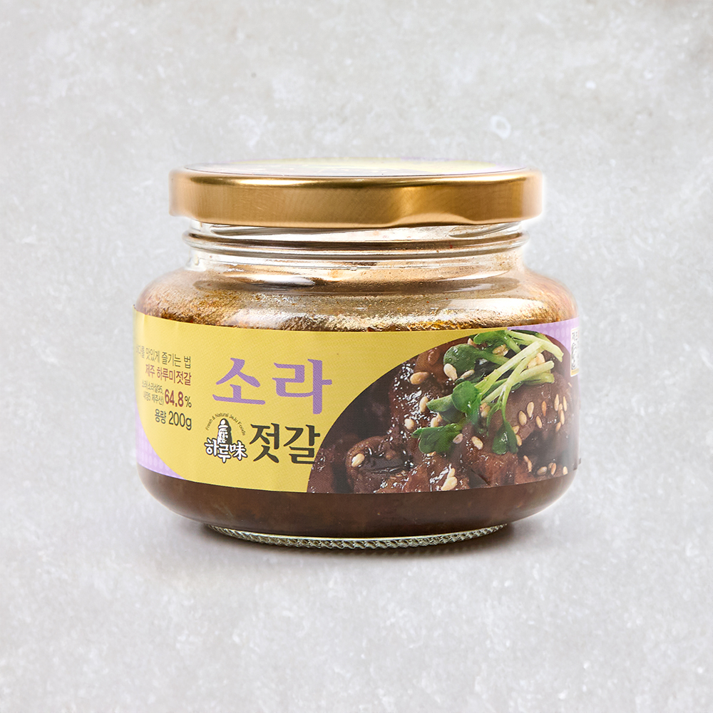 제주젓갈 소라젓갈 전복살젓갈 전복내장젓갈 성게알젓갈 200g 하루미 이미지 6