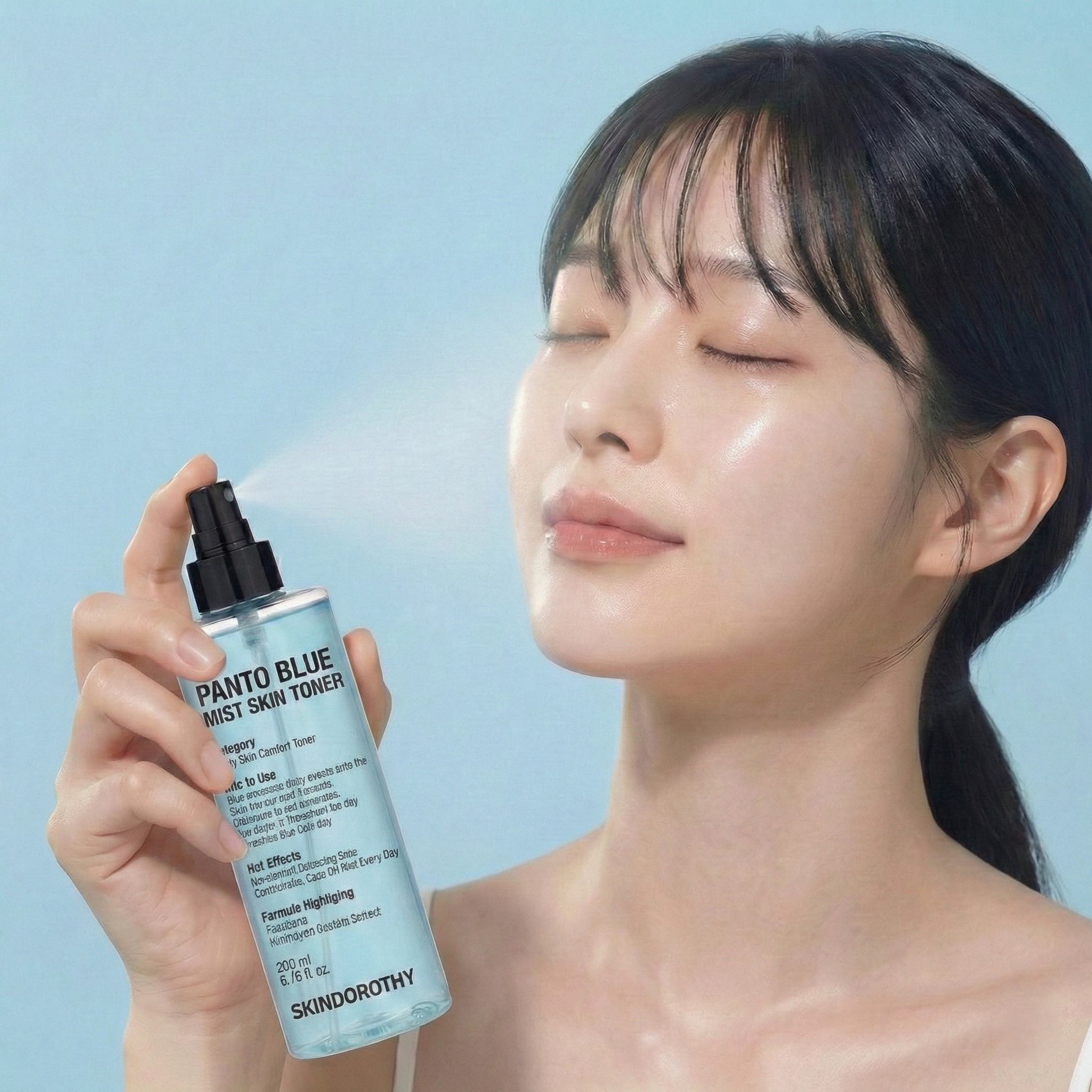 스킨도로시 판토블루 어성초 히알루론산 미스트 스킨토너 200ml - 상세 이미지 2