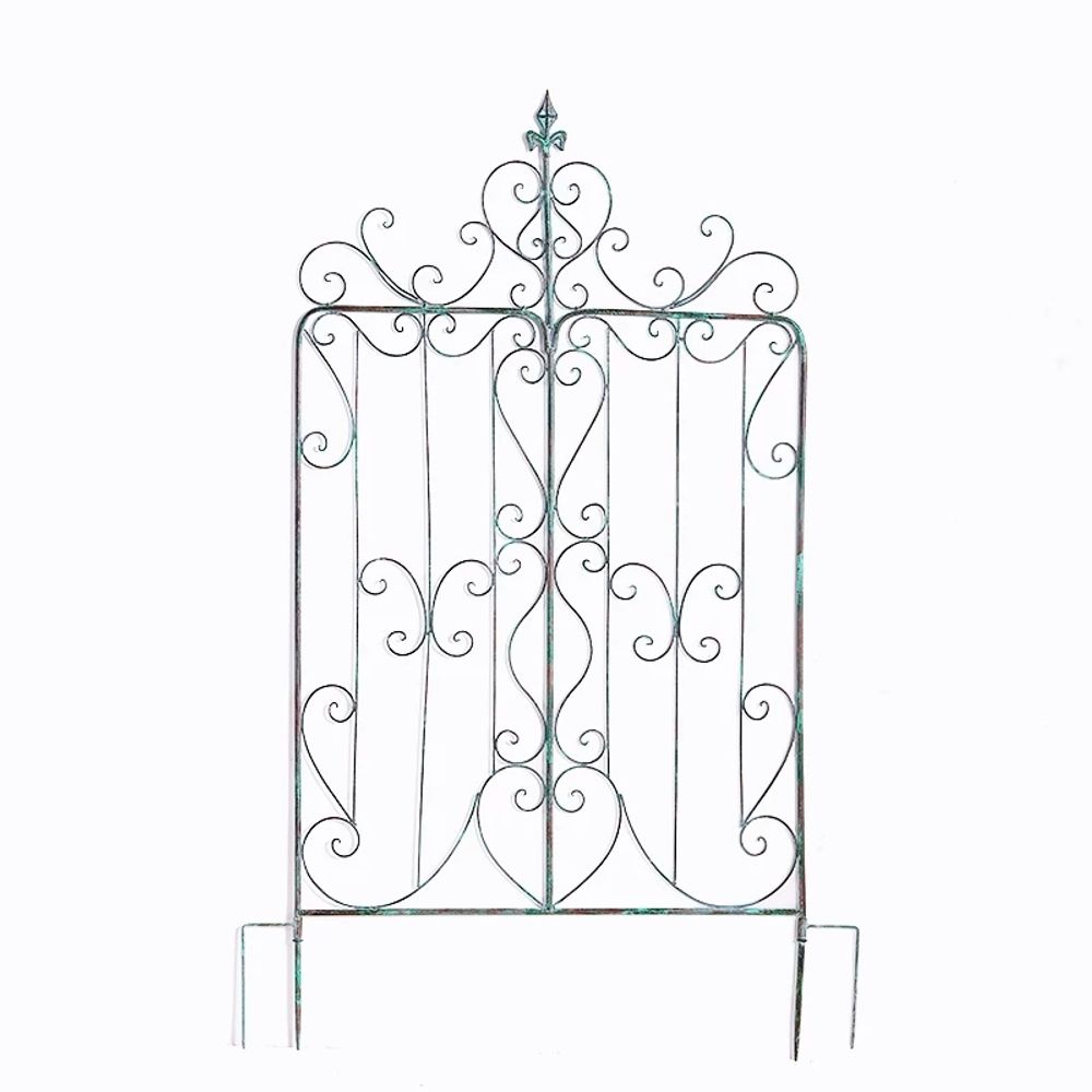 접이식철문 슬라이딩게이트 철문 재질 게이트 접 A. 유럽 복고풍 철 장미 pergola 안뜰 정원 꽃 스탠드 클레 마티스 식물 그리드 브래킷 꽃 등반 스탠드 - 상품 이미지