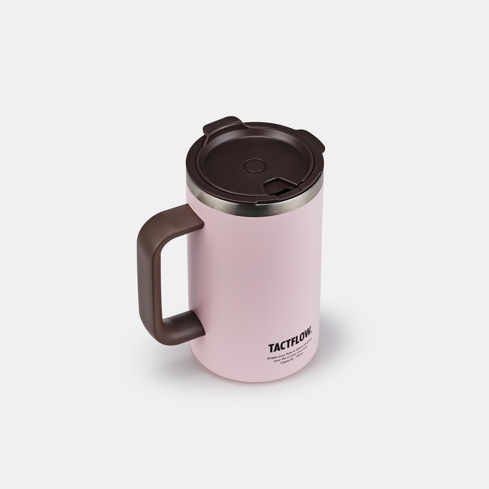 택플로우 머그 텀블러 700ml, 핑크모먼트 - 상세 이미지 2