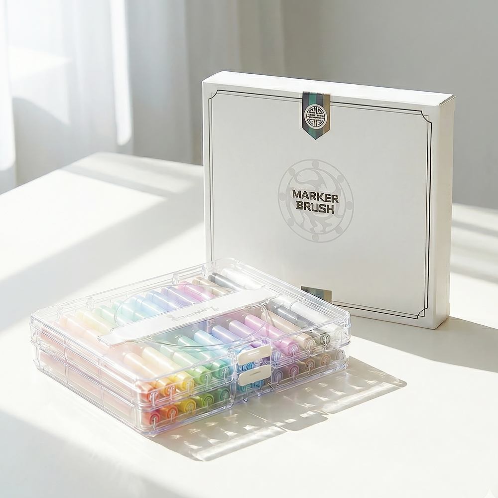 드림아트 캘리그라피 붓 펜 아크릴 캔버스 세필 선물 입문용 마카 브러시 실사용 후기 | 효과 있을까? - 대표 이미지