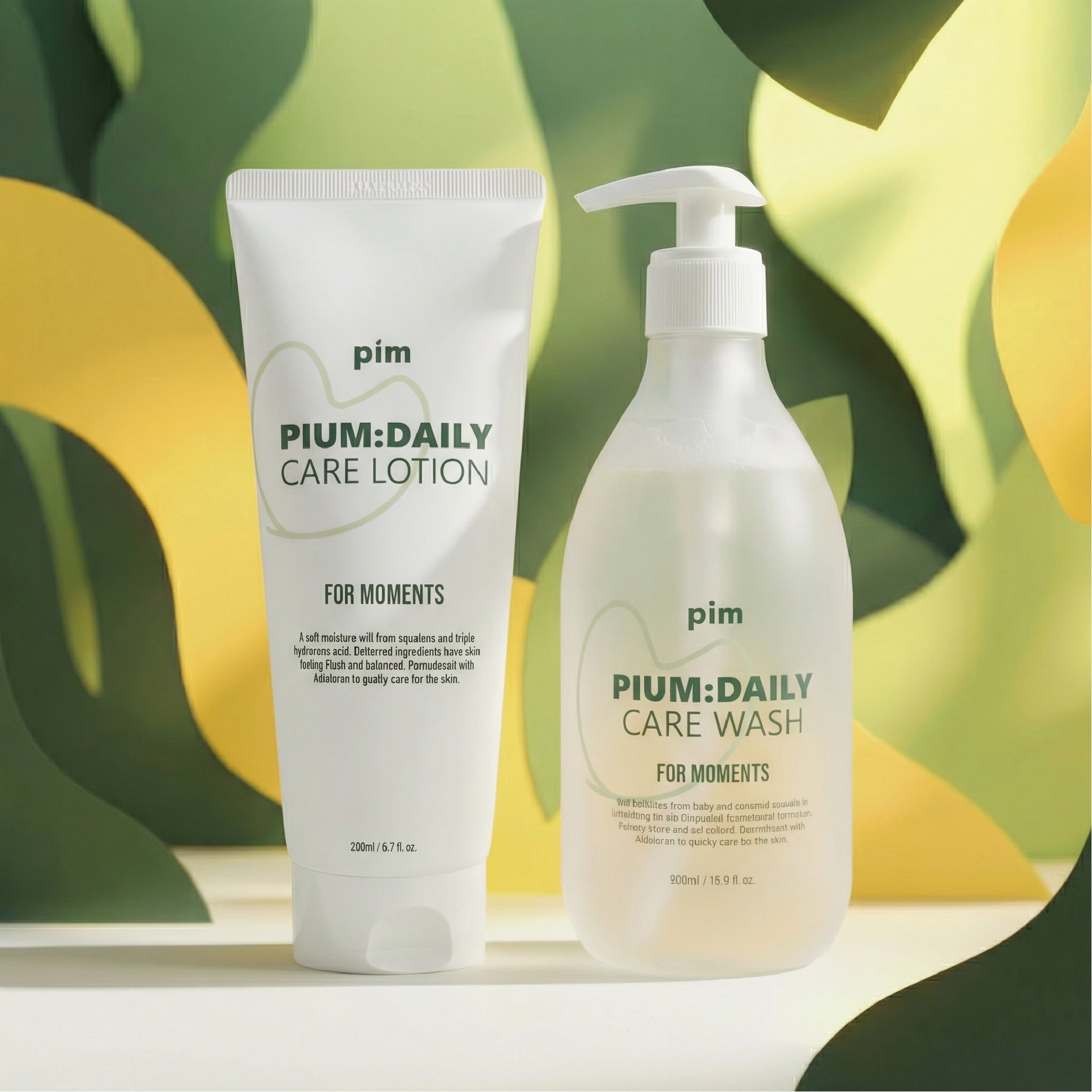 핌 데일리 루틴 set 아기로션 + 아기바디워시 2종, 로션200ml+워시500ml - 상세 이미지 5