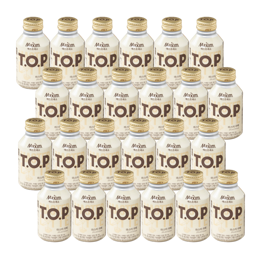 맥심 티오피 마스터라떼 275ml x24캔 캔커피 - 상품 이미지