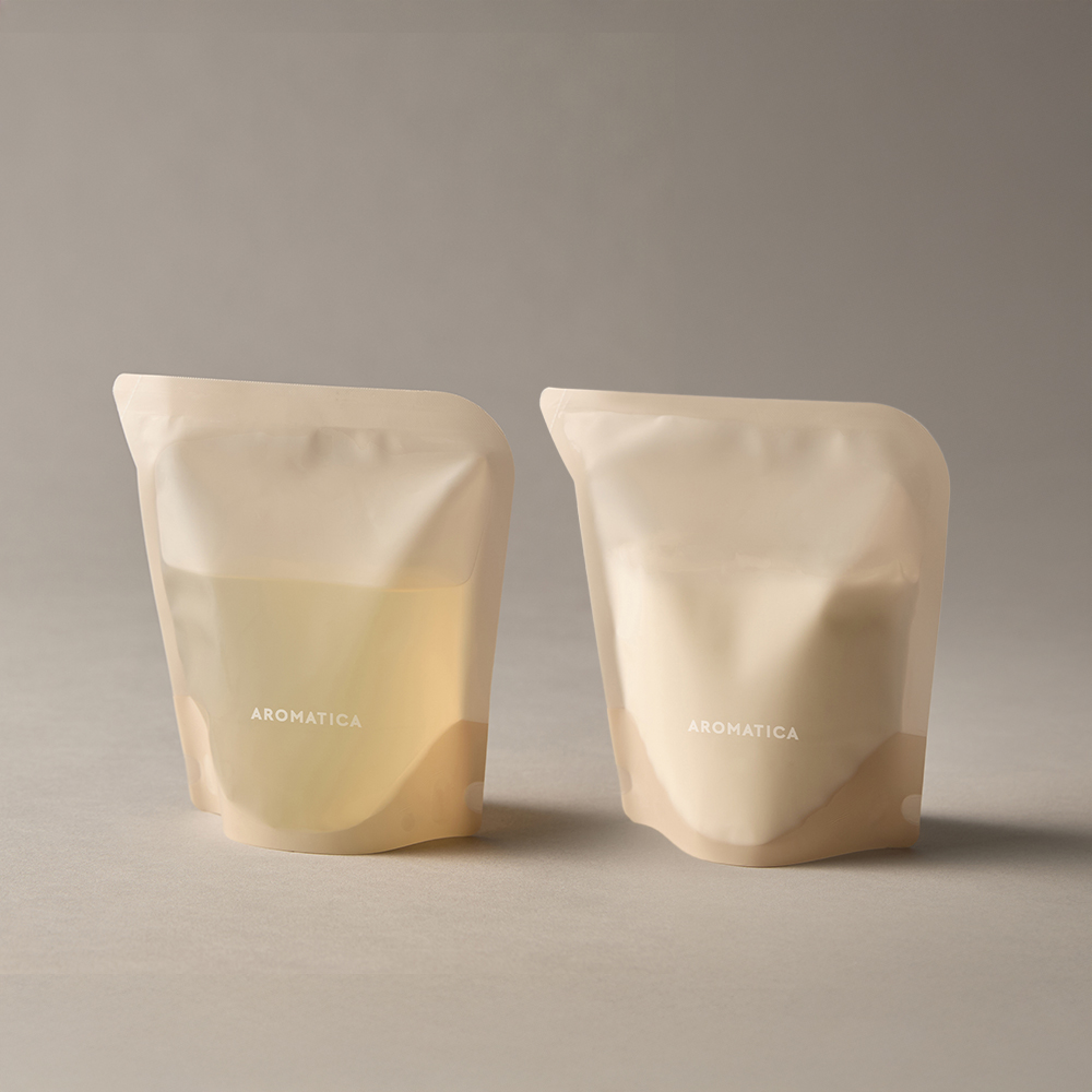 [라운지ONLY/1+1]아로마티카 서렌 바디워시/로션 라벤더 & 마조람 300ML (리필) - 상품 이미지