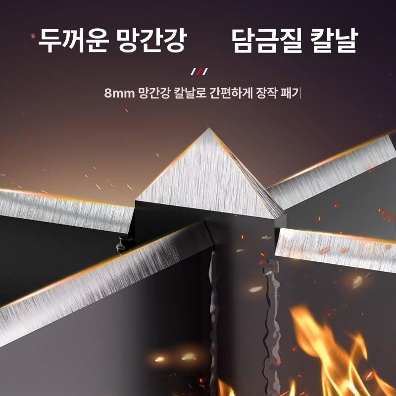 장작쪼개기 통나무 땔감 수동 장작패기 프레스 유압도끼 드릴비트 캠핑도끼 벌목 - 상세 이미지 3