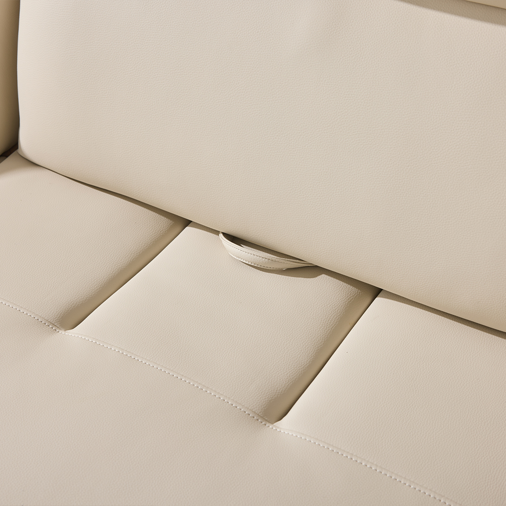 더뉴폼 아멜리 천연가죽 듀얼 스윙소파 가죽소파 투톤, 4인용