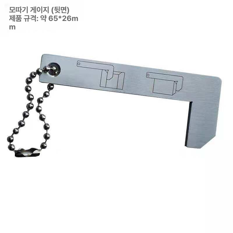면취 게이지 모형 외경 모따기 크랙 형태 측정 계측 내외부 모따기 캘리퍼스 - 상세 이미지 4