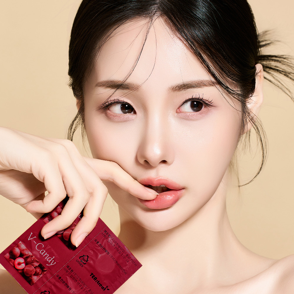 [본사직영] 티트리트 브이 라인 브이캔디 자두맛 47.6g, 2개 - 상세 이미지 2