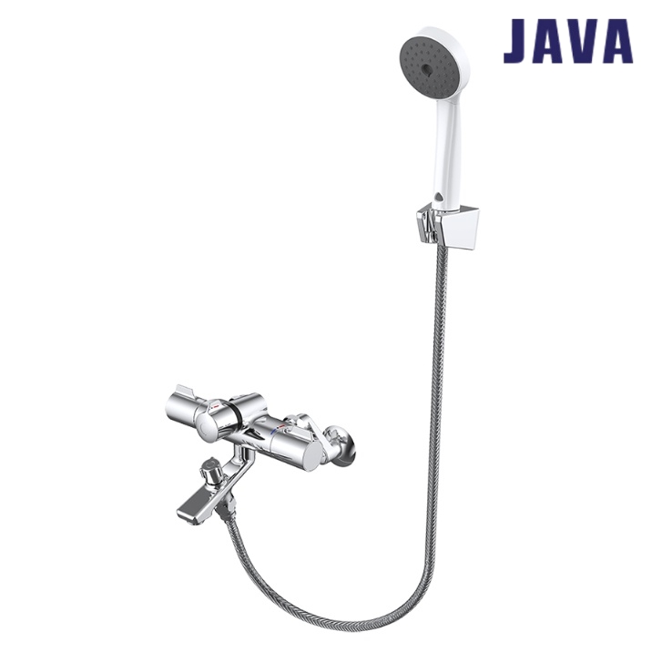 JAVA 원스톱식 좌식샤워기수전 찜질방 샤워실 좌식용 핸드샤워기 국산 - 상품 이미지