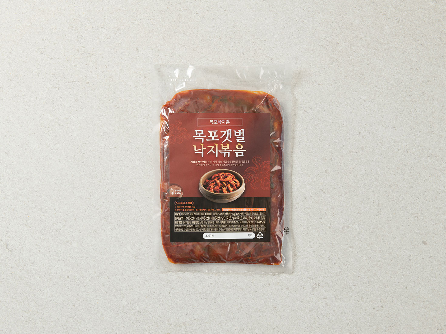 [목포낙지촌] 뻘낙지로 만든 낙지볶음 국내산 밀키트 - 상세 이미지 2