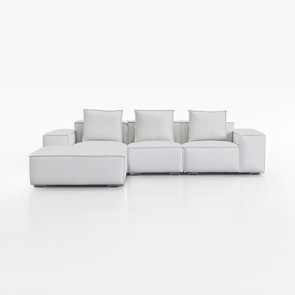 니스코 4인 패브릭 소파 B304 코모도 아이보리 5152.3197, 4인용