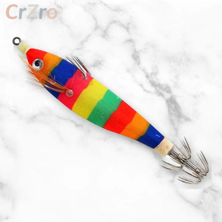 싸파 더블킬 수평 등침 에기 색동 주꾸미 갑오징어 바다낚시 채비용 1개