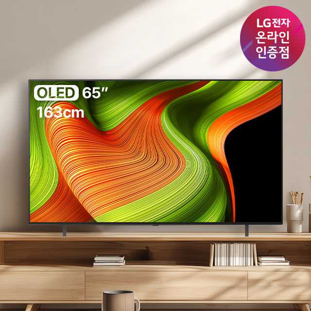 LG OLED TV AI 매직리모컨 포함 OLED65B5ENA (163cm), 스탠드 - 상품 이미지