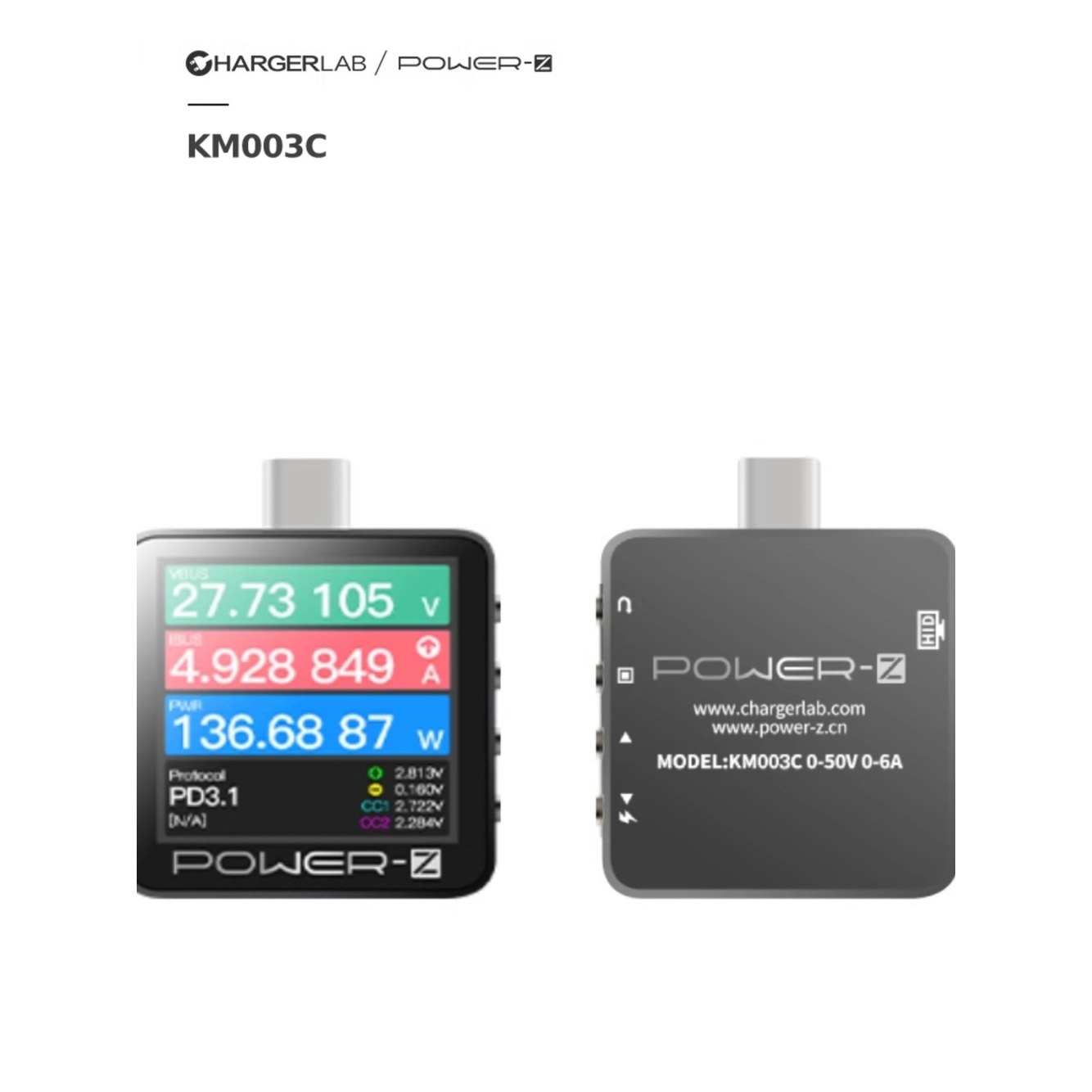 POWERZ 충전 PD KT002 240W EPR KM003C Charger 골드KM001 - 상세 이미지 3