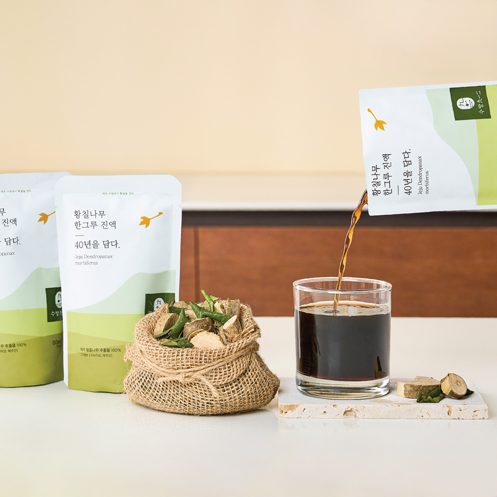 제주 황칠나무 건조 잎/가지 400g - 상품 이미지