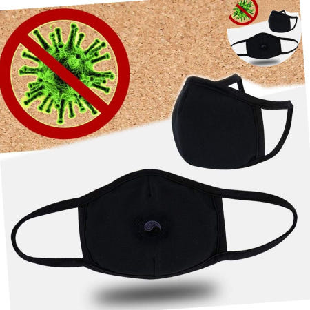 입냄새제거 코르크 면마스크 3매 국산 3중필터 방한대