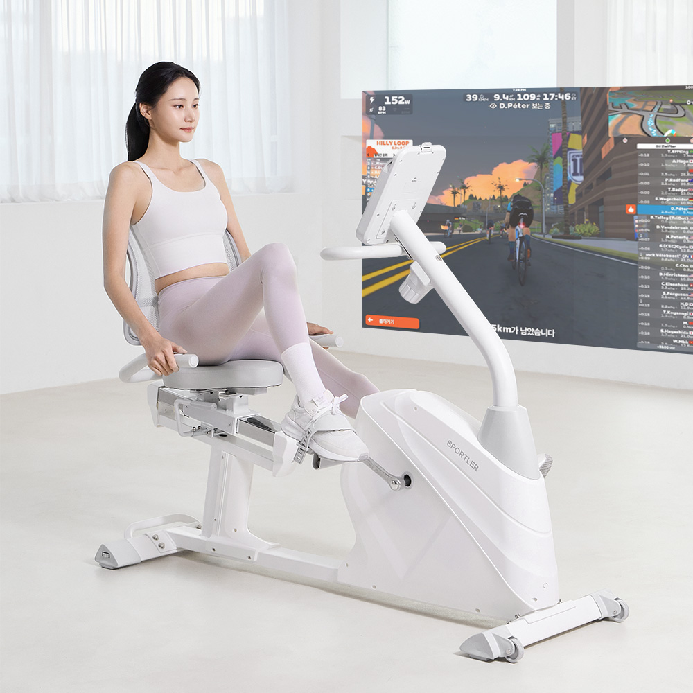스포틀러 좌식 실내자전거 프라임 메타 헬스 사이클 가정용 재활 바이크 유산소 운동 기구 - 상품 이미지