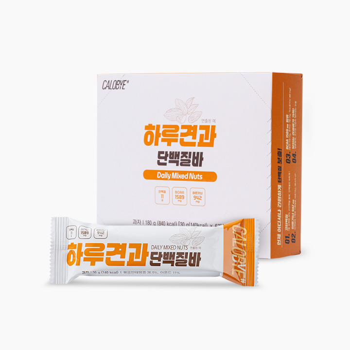 칼로바이 하루견과 단백질바 6개입 180g - 상품 이미지