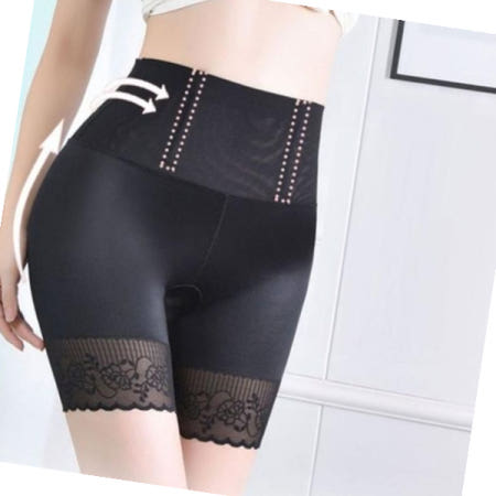여성용드로즈 탄력있는 몸매 하이웨스트 레이스 여성 이쁜 속바지