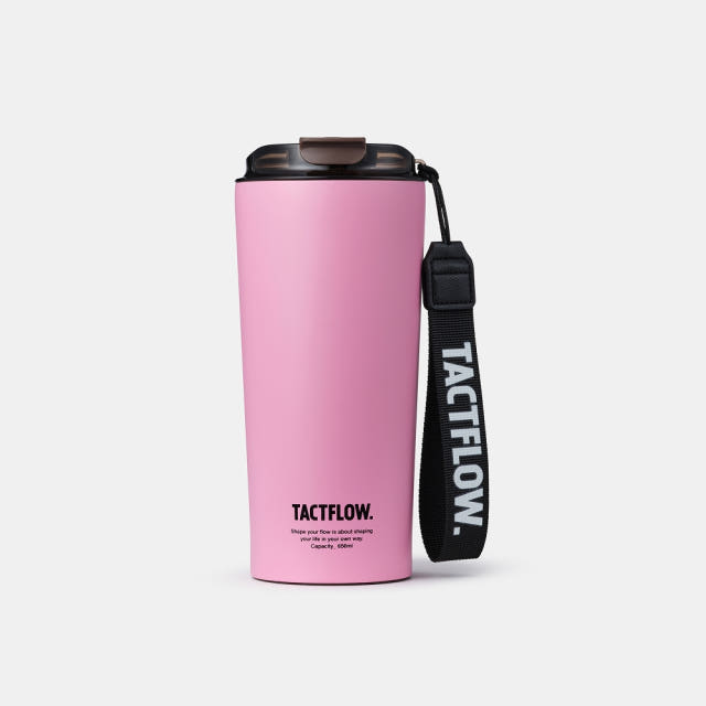 택플로우 세라믹 텀블러 650ml, 핑크모먼트