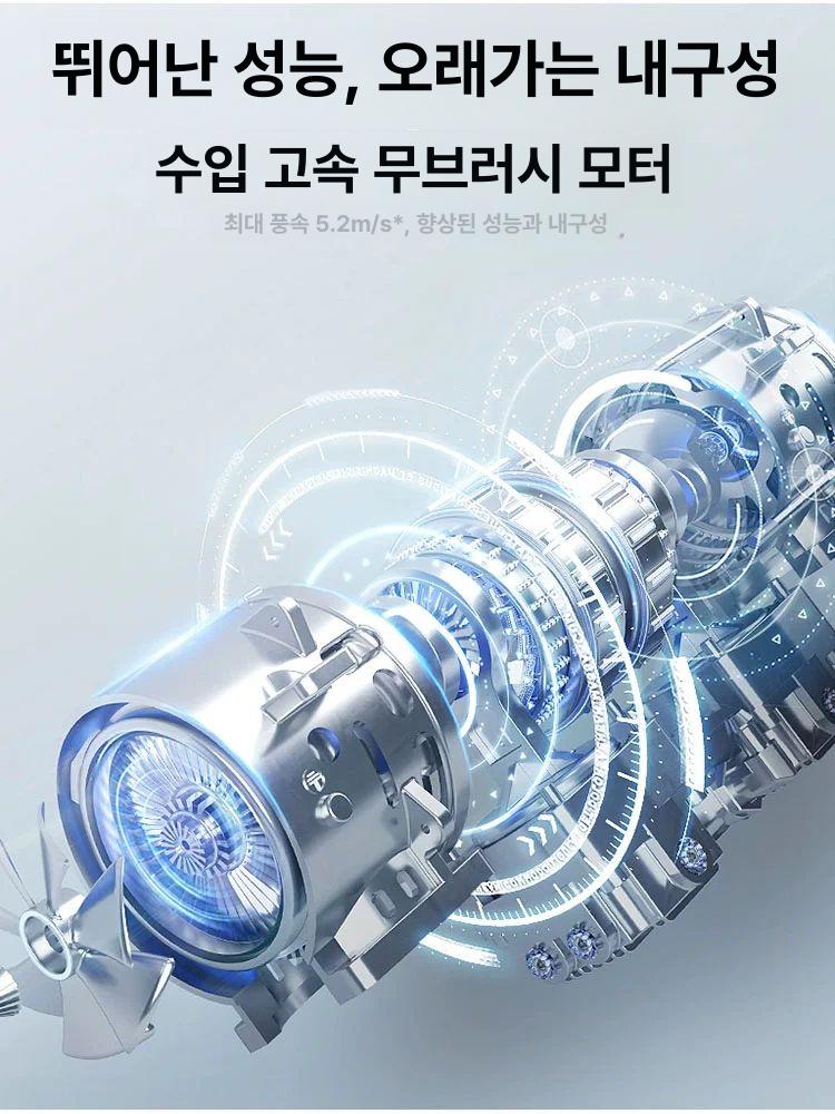 고양이 건조기 강아지 털말리기 송풍기 애완 빗드라이기 800W 55L 기본 버전 화이트 - 상세 이미지 5