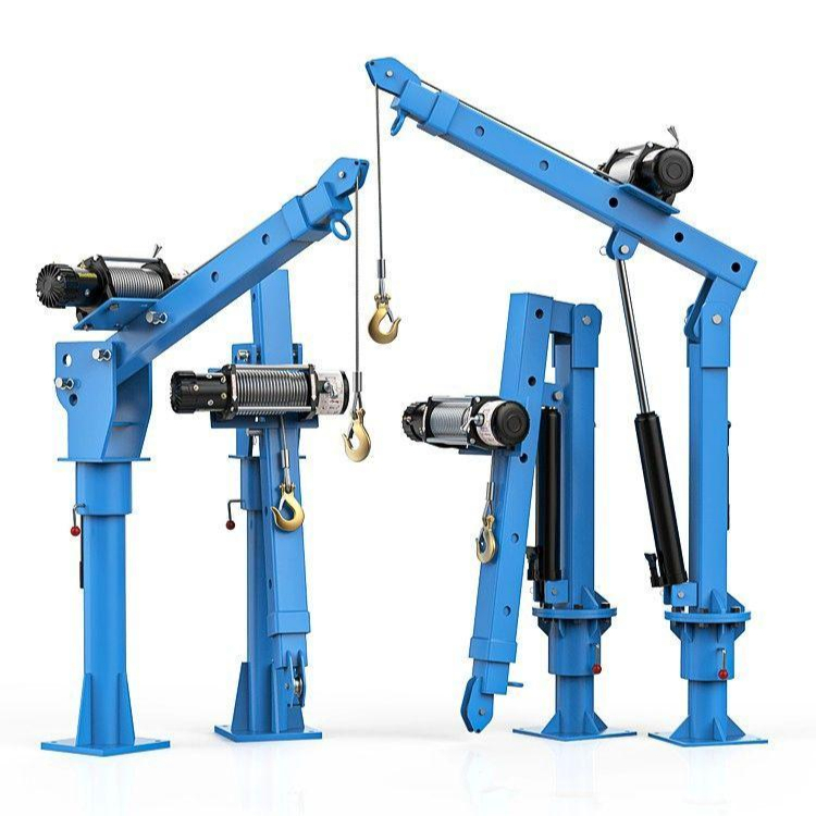 차량용 크레인 트럭 포터 하중 리프트 운반 미니 탑재형 수동 리모컨 두꺼운 12v 500kg - 상품 이미지