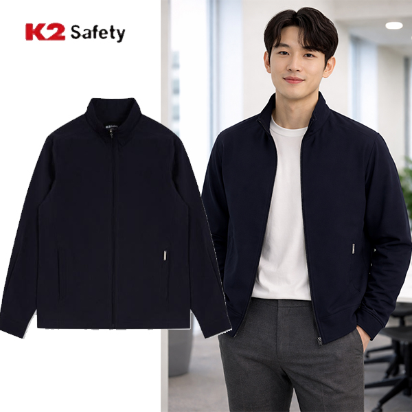 K2 세이프티 작업복 상의 회사 근무복 점퍼 춘추 봄 여름 가을 단체복 워크웨어 141R - 상품 이미지