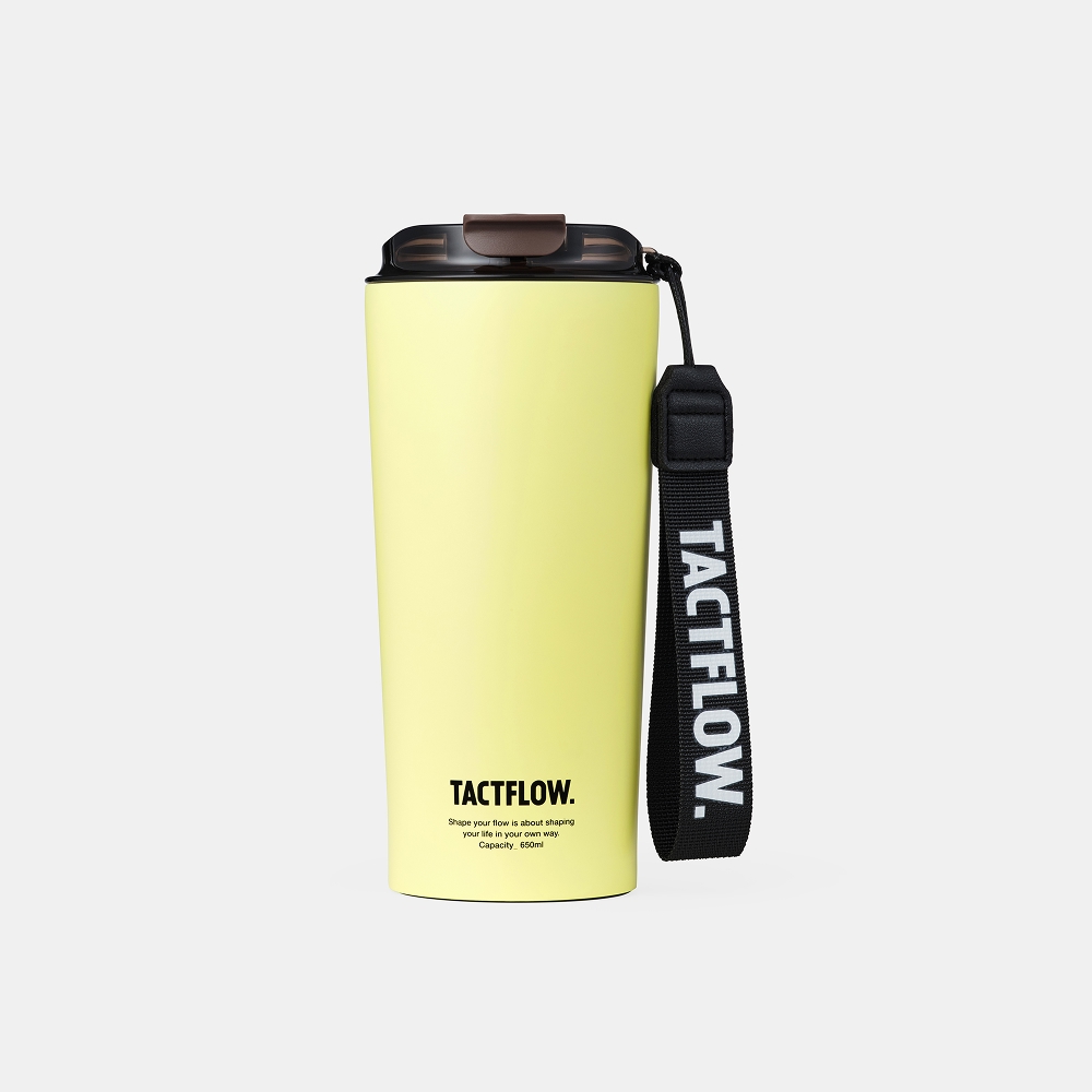 택플로우 세라믹 텀블러 650ml, 레몬소르베 - 상품 이미지