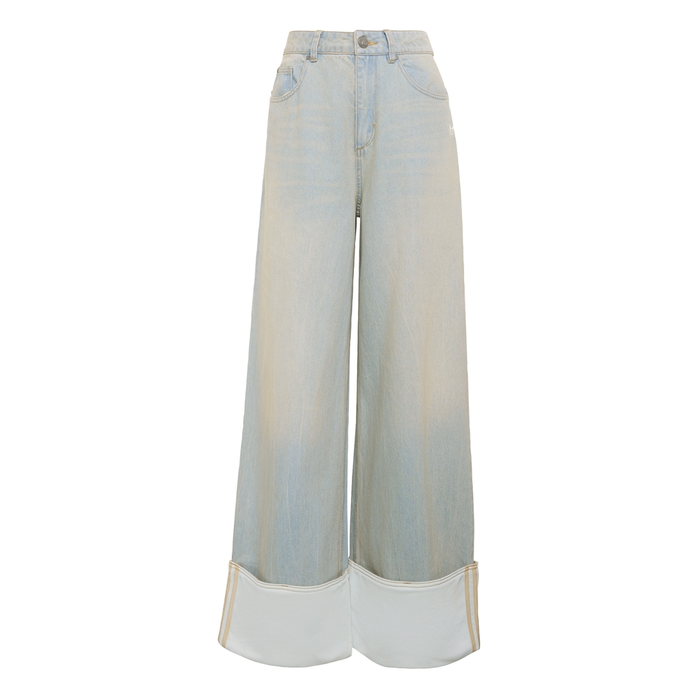 [아디다스 공식] VINTAGE WIDE LEG 진 KW4517 이미지 6