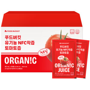 푸드버킷 물없이 갈아만든 착즙NFC 유기농토마토즙 30포, 1개 맛있게 먹은 솔직 후기 - 상품 이미지 1