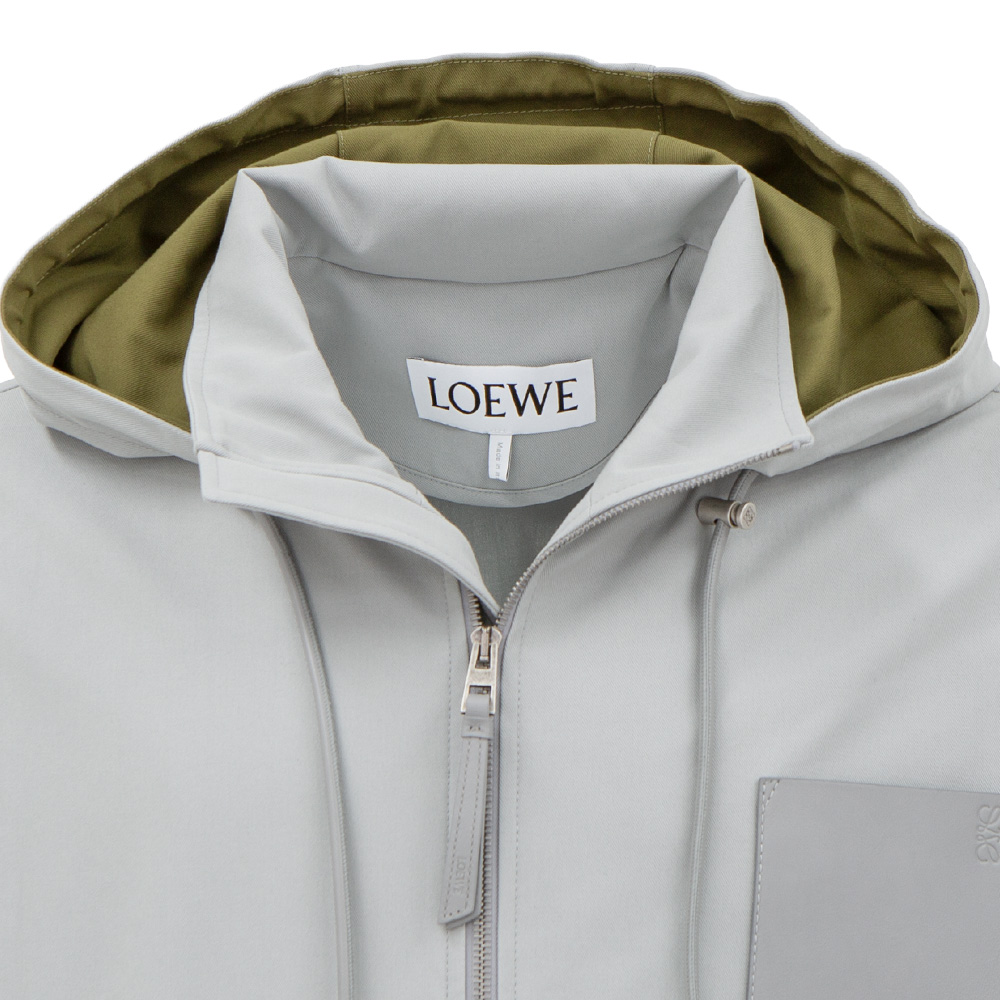 로에베 라이트웨이트 후드 자켓 H526Y02WCO LIGHTGREY (2025 F/W) - 상세 이미지 4