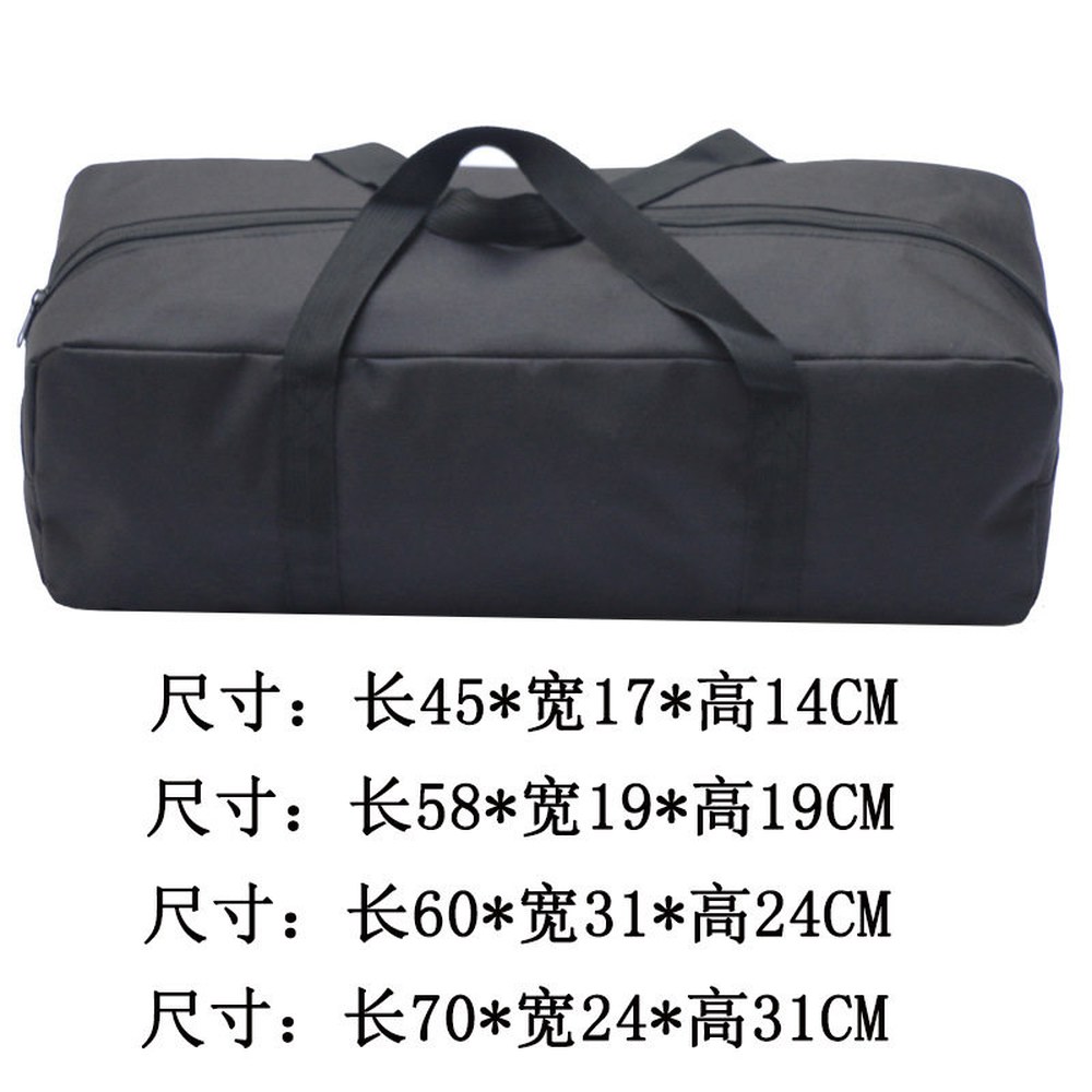 길쭉한 텐트 그레이 알루미늄 짬낚가방 타프 사이드 슬라이드 수납함 60CM 폴대가방 45CM가로X17CM가로X14CM하이블랙 - 상세 이미지 3