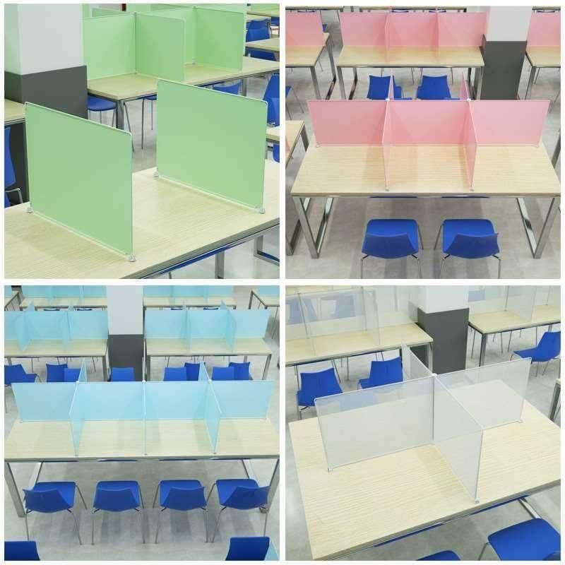 사무실 테이블 칸막이 비말 가림막 공간분리 사무용 가리개 책상 가림판 파티션 - 상세 이미지 3