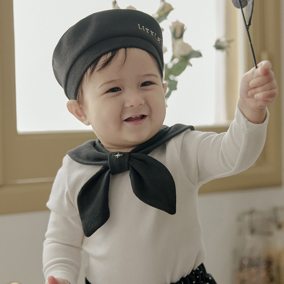 백일 돌잔치 촬영룩 하객패션 클래식 스카프 이미지 6