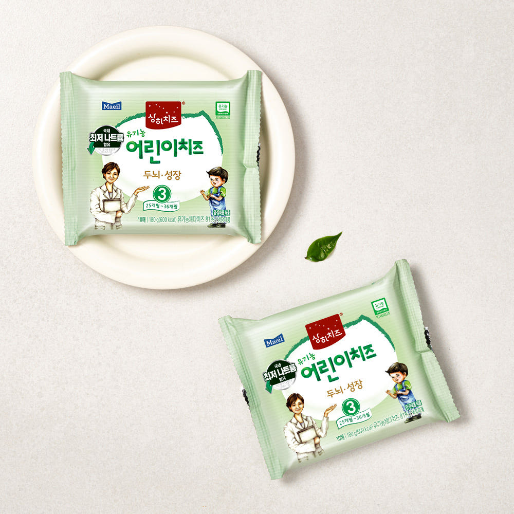 상하치즈 유기농 어린이치즈 3단계 60매